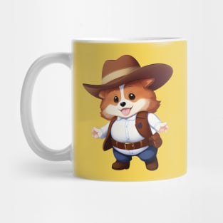 Cute Cowboy Corgi Mug